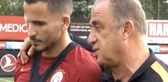 Kameraların karşısına geçen Fatih Terim ve Omar duygusal anlar yaşadı