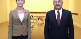 Bakan Çavuşoğlu, Litvanya Dışişleri Bakanı Landsbergis ile görüştü