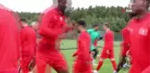 Sivasspor'da neşeli idman