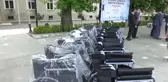 Engellilere 250 tekerlekli sandalye dağıtıldı