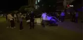 Kaza yapan lüks aracın motoru iki yüz metre uzağa fırladı: 3 yaralı