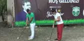 Tarım ve hayvancılıkla uğraşan kırsal mahallesinde golf turnuvası düzenlendi