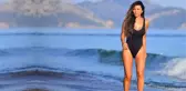 Hamdi Alkan'ın eşi Selen Görgüzel, siyah bikinili fotoğrafını önce paylaştı sonra sildi