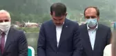 Çevre Bakanı Kurum, Uzungöl'de incelemelerde bulundu