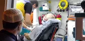 Motosikletin çarptığı yaşlı adam yaralandı