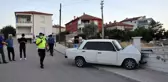 Kaza sonrası şoka giren sürücü 