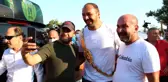 660. Tarihi Kırkpınar Yağlı Güreşleri başpehlivanı Ali Gürbüz'e coşkulu karşılama