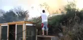 Son dakika haberi: Bodrum'da makilik ve otluk alanda çıkan yangın söndürüldü