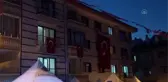 Şehit İl Emniyet Müdür Yardımcısı Cevher'in babaevi Türk bayraklarıyla donatıldı