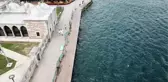 ÜSKÜDAR'DA ŞEMSİ PAŞA CAMİİ'NİN YANINA YAPILAN YOL ZARAR GÖRÜNCE KAPATILDI