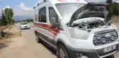 Son dakika haber | Hasta nakledilen ambulanstaki yangını sürücü söndürdü