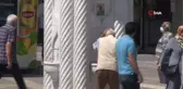 Sıcaktan bunalan vatandaşlar çeşme başında serinliyor