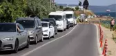 ÇANAKKALE'DE, FERİBOT İSKELELERİNDE BAYRAM TATİLİ YOĞUNLUĞU