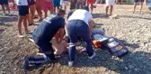 Serinlemek için denize giren yaşlı adam boğuldu
