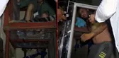 Şirinler çetesine yapılan operasyonda çelik kafeslerin içinde bulundular! ''Kendi rızamızla girmiştik'' dediler