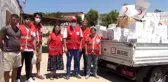 Ayvalık Kızılay Şubesi ile şefkatli ellerden yoksullar için güç birliği
