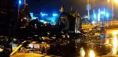 Diyarbakır'da motor yağı yüklü kamyon devrildi, yol geçici süreyle kapatıldı