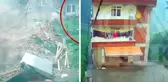Felaket böyle gelmiş! Rize'de 6 kişiyi hayattan koparan heyelan anı kamerada