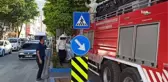 Kent merkezindeki ağaca oğul veren arılara itfaiye müdahale etti