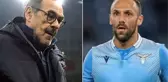 Lazio Teknik Direktörü Maurizio Sarri, Vedat Muriqi'yi eleştiren taraftarı tehdit etti