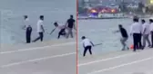 Büyükçekmece'de sahilde dayak yiyen grubun çevredekilere rahatsızlık verdiği ortaya çıktı
