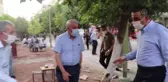 Vali Hacıbektaşoğlu, Güres Caddesi'nde yürütülen yenileme çalışmalarını inceledi