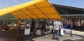 Döğücü'den bayramda vatandaşa kavurma ve pilav ikramı