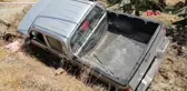 KAMYONET ŞARAMPOLE DEVRİLDİ: 1 YARALI