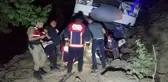 Yolcu otobüsü devrildi, göçmenler kaza yerinden kaçtı