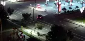 Son dakika... Cadde ortasında drift yapan araç kameraya böyle yansıdı