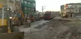 Kepçe operatörünün düğün konvoyu kepçelerle oldu