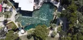 Pamukkale'de 36 derecelik sıcaklığa sahip antik havuz sıcak havada da ilgi görüyor