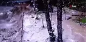Son dakika haber | Rize'de 22 Temmuz günü yaşanan sel anı güvenlik kameralarına yansıdı
