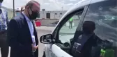 Ardahan Valisi Hüseyin Öner trafik denetimine katıldı