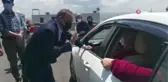 Vali Öner, trafik denetimine katıldı