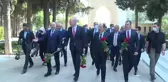 Son dakika! AK Parti heyeti Azerbaycan'da şehitlikleri ziyaret etti