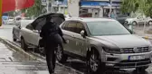 Ardahan'da kısa süreli dolu yağışı etkili oldu