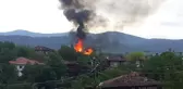 KASTAMONU - Yıldırım isabet eden evde yangın çıktı