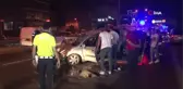 Basın Ekpres Yolu'nda kontrolden çıkan araç takla attı: 1 yaralı