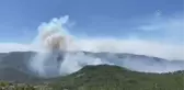 Son dakika! Akseki ilçesinde orman yangını çıktı (3)