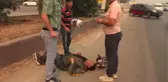 BENZİN ALMAYA GİDERKEN İTFAİYE ERİNE ÇARPTI