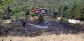 Konya'da çıkan yangın ormana sıçramadan söndürüldü
