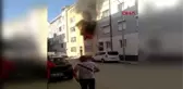 EVDE ÇIKAN YANGINI İTFAİYE EKİPLERİ SÖNDÜRDÜ
