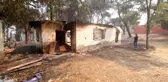 Yangında kilerleri yanan aile teselliyi alevlerin evlerine ulaşmamasında buldu