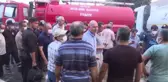 Bakanlar Çavuşoğlu ve Soylu yangından etkilenen Sırtköy Mahallesi'nde incelemelerde bulundu