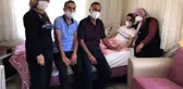 Fırat Kalkanı harekat bölgesinde gazi olan asker baba evinde