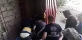 AFYONKARAHİSAR - Asansörün halatı koptu: 2 yaralı