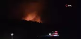 Antalya'da dün eceyi alevler aydınlattı