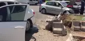 KAHTA'DA OTOMOBİLLER ÇARPIŞTI: 3 YARALI