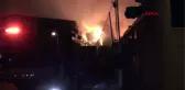 TEKİRDAĞ'DA GERİ DÖNÜŞÜM FABRİKASINDA YANGIN